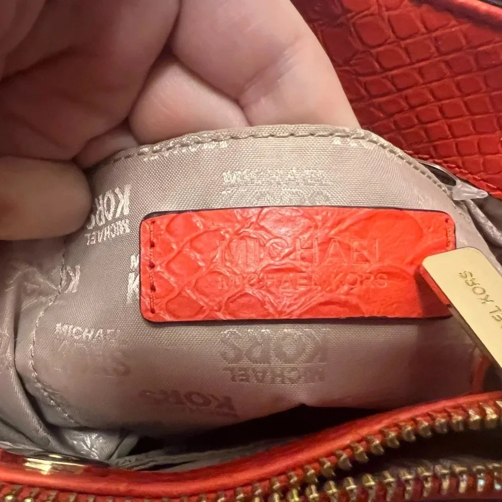 Michael Kors Kellen Extra Small (XS) Satchel Coral